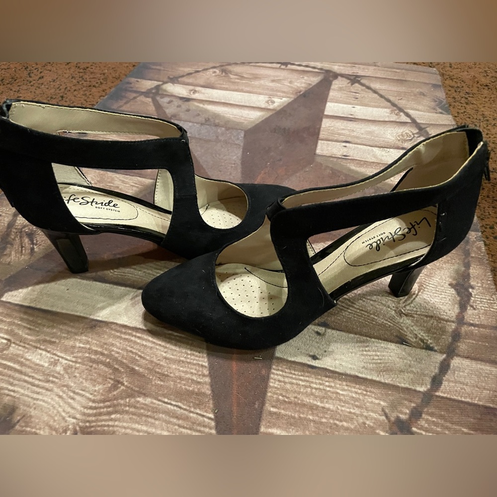 Women’s LifeStride Giovanna 2 Pump Black Dress Heels size 8.5